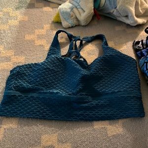 CVG Teal Armor Athlete Longline Bra